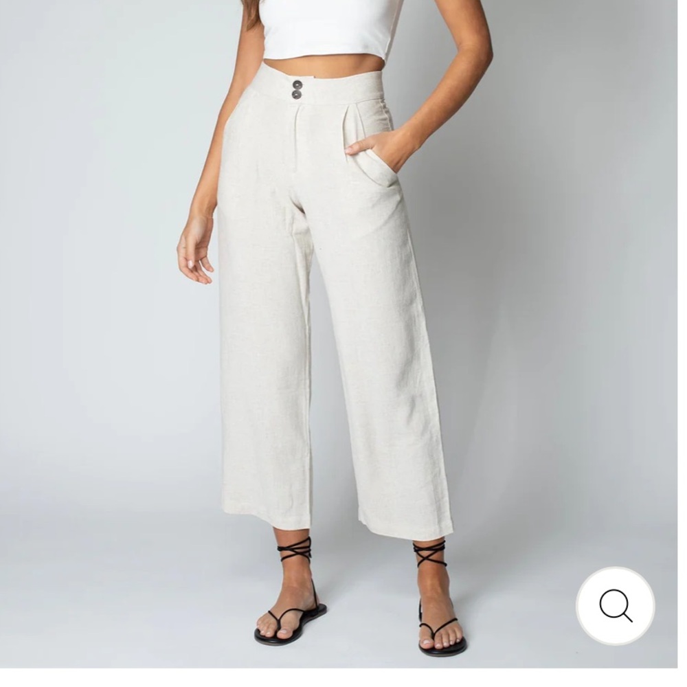 REVOLVE Stillwater All Natural Pants - Natural - xs